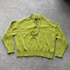 $400 Theory Green Cashmere Sweater